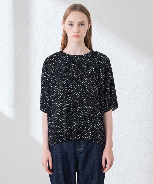 MACKINTOSH LONDON(L Size) / マッキントッシュ ロンドン (エル サイズ) シャツ・ブラウス | 【L】ドットプリントプリーツブラウス | 詳細3