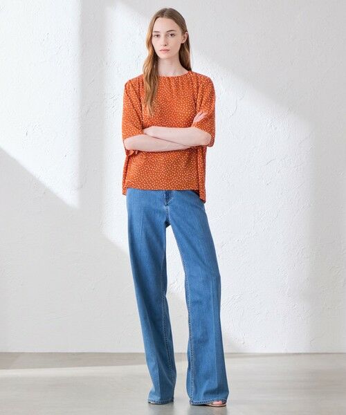 MACKINTOSH LONDON(L Size) / マッキントッシュ ロンドン (エル サイズ) シャツ・ブラウス | 【L】ドットプリントプリーツブラウス | 詳細2