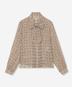 MACKINTOSH LONDON(L Size) / マッキントッシュ ロンドン (エル サイズ) シャツ・ブラウス | 【L】【ANDREW/アンドリュー】バイカラーアンドリュープリントブラウス