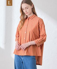 MACKINTOSH LONDON(L Size) / マッキントッシュ ロンドン (エル サイズ) シャツ・ブラウス | 【L】コットンタイプライターストライプシャツ