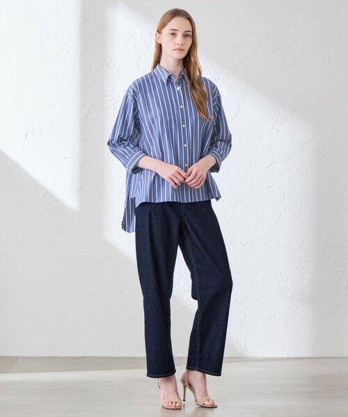 MACKINTOSH LONDON(L Size) / マッキントッシュ ロンドン (エル サイズ) シャツ・ブラウス | 【L】コットンタイプライターストライプシャツ | 詳細1