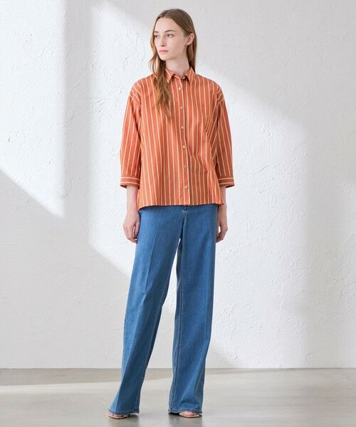 MACKINTOSH LONDON(L Size) / マッキントッシュ ロンドン (エル サイズ) シャツ・ブラウス | 【L】コットンタイプライターストライプシャツ | 詳細2