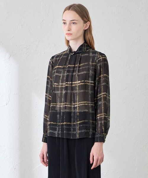 MACKINTOSH LONDON(L Size) / マッキントッシュ ロンドン (エル サイズ) シャツ・ブラウス | 【L】チェックプリントタックブラウス | 詳細3