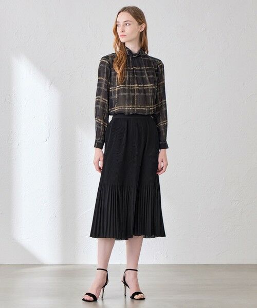 MACKINTOSH LONDON(L Size) / マッキントッシュ ロンドン (エル サイズ) シャツ・ブラウス | 【L】チェックプリントタックブラウス | 詳細1