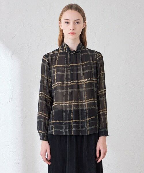 MACKINTOSH LONDON(L Size) / マッキントッシュ ロンドン (エル サイズ) シャツ・ブラウス | 【L】チェックプリントタックブラウス | 詳細2