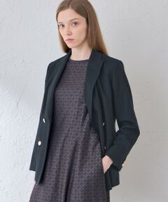 MACKINTOSH LONDON(L Size) / マッキントッシュ ロンドン (エル サイズ) ノーカラージャケット | 【L】スムースサキソニーダブルブレストジャケット