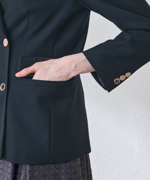 MACKINTOSH LONDON(L Size) / マッキントッシュ ロンドン (エル サイズ) ノーカラージャケット | 【L】スムースサキソニーダブルブレストジャケット | 詳細7
