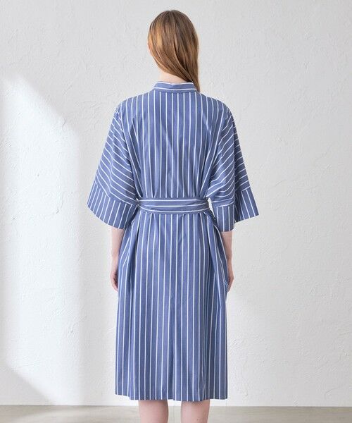MACKINTOSH LONDON(L Size) / マッキントッシュ ロンドン (エル サイズ) ロング・マキシ丈ワンピース | 【L】コットンタイプライターストライプワンピース | 詳細5