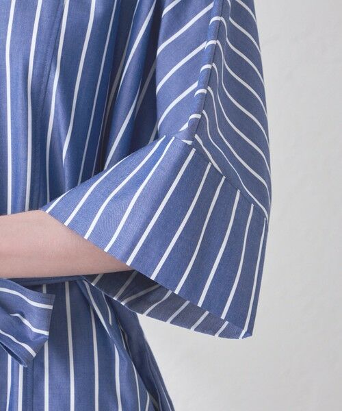 MACKINTOSH LONDON(L Size) / マッキントッシュ ロンドン (エル サイズ) ロング・マキシ丈ワンピース | 【L】コットンタイプライターストライプワンピース | 詳細7