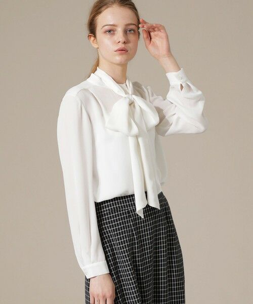 セール シルクジョーゼットブラウス シャツ ブラウス Mackintosh London マッキントッシュ ロンドン ファッション通販 タカシマヤファッションスクエア
