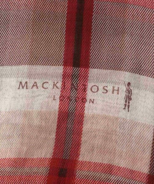 MACKINTOSH LONDON / マッキントッシュ ロンドン  マフラー・ショール・スヌード・ストール | ハウスチェック麻ストール | 詳細4