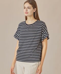 MACKINTOSH LONDON / マッキントッシュ ロンドン  カットソー | コットンブレンドボーダープルオーバー