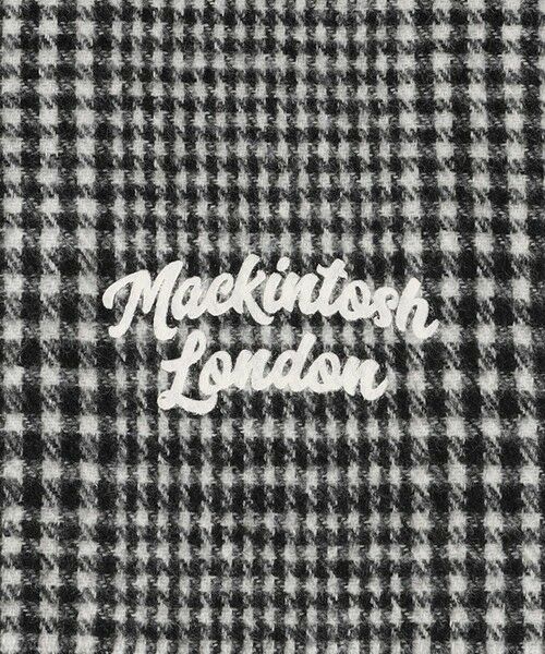 MACKINTOSH LONDON / マッキントッシュ ロンドン  マフラー・ショール・スヌード・ストール | サスティナブルワンポイントロゴグレンチェックストール | 詳細3