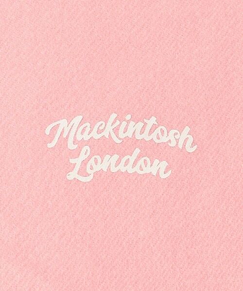 MACKINTOSH LONDON / マッキントッシュ ロンドン  マフラー・ショール・スヌード・ストール | サスティナブルワンポイントロゴストール | 詳細3