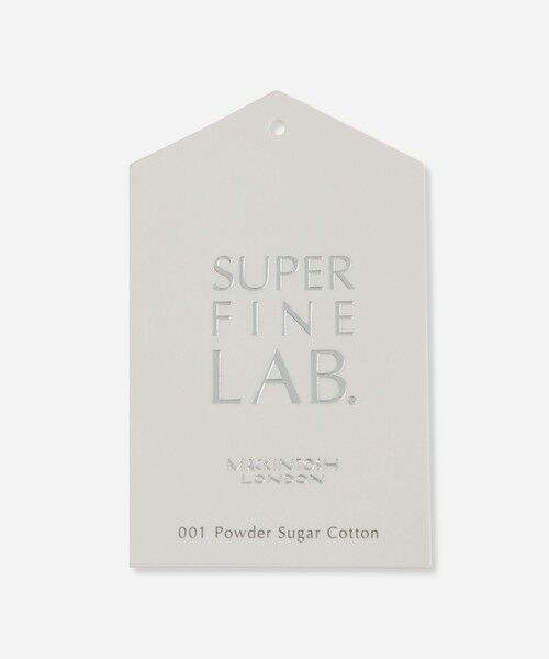 MACKINTOSH LONDON / マッキントッシュ ロンドン  カットソー | 【SUPER FINE LAB.】パウダーシュガーコットン長袖Tシャツ | 詳細9