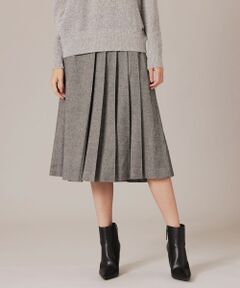 MACKINTOSH LONDON / マッキントッシュ ロンドン  ロング・マキシ丈スカート | シックツイードプリーツスカート