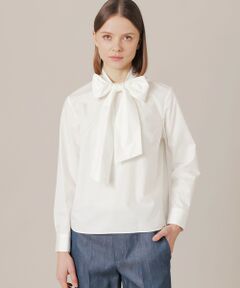 MACKINTOSH LONDON / マッキントッシュ ロンドン  シャツ・ブラウス | 【The Essential Collection】コットンブロードボウタイシャツ