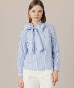 MACKINTOSH LONDON / マッキントッシュ ロンドン  シャツ・ブラウス | 【The Essential Collection】コットンブロードボウタイシャツ