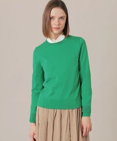 MACKINTOSH LONDON / マッキントッシュ ロンドン  ニット・セーター | 【The Essential Collection】スビンコットンニットプルオーバー