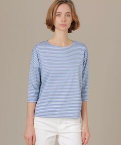 MACKINTOSH LONDON / マッキントッシュ ロンドン  カットソー | スーピマファインボーダー長袖Tシャツ