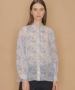 MACKINTOSH LONDON / マッキントッシュ ロンドン  シャツ・ブラウス | 【BIBURY FLOWER】ラインバイブリーブラウス