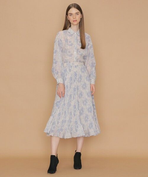 MACKINTOSH LONDON / マッキントッシュ ロンドン  シャツ・ブラウス | 【BIBURY FLOWER】ラインバイブリーブラウス | 詳細2