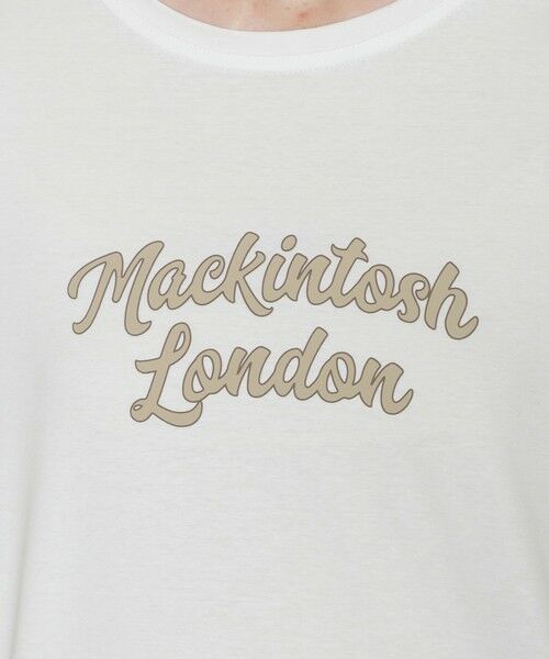 MACKINTOSH LONDON / マッキントッシュ ロンドン  カットソー | ロゴプリント長袖Tシャツ | 詳細7