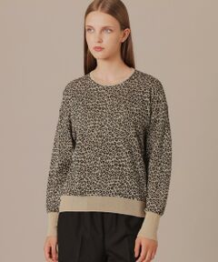 MACKINTOSH LONDON / マッキントッシュ ロンドン  ニット・セーター | レオパードドットニットプルオーバー