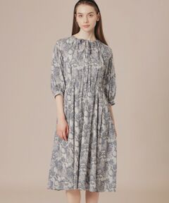 MACKINTOSH LONDON / マッキントッシュ ロンドン  ロング・マキシ丈ワンピース | 【婦人画報掲載】【BIBURY FLOWER】ゴブランバイブリーフラワープリントワンピース