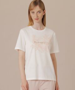 MACKINTOSH LONDON / マッキントッシュ ロンドン  カットソー | ボタニカルリーフプリントTシャツ