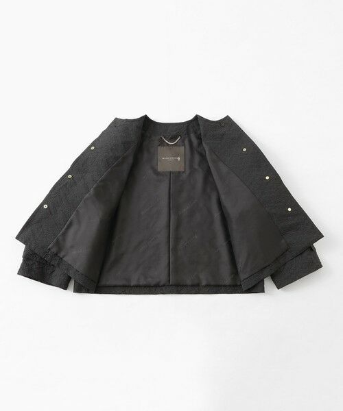 MACKINTOSH LONDON / マッキントッシュ ロンドン  その他アウター | 【WEB・一部店舗限定】【ROSELY/ロズリー】フローティングジャカードノーカラーコート | 詳細9