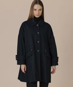 【MACKINTOSH】【HUMBIE/ハンビー】ウールメルトンステンカラーショートコート