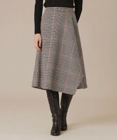 MACKINTOSH LONDON / マッキントッシュ ロンドン  ロング・マキシ丈スカート | 【WEB・一部店舗限定】ホームスパンチェックスカート