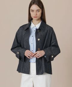 MACKINTOSH LONDON / マッキントッシュ ロンドン  その他アウター | 【婦人画報掲載】【ROSLEY/ロズリー】リアクティブデニムステンカラーショートコート