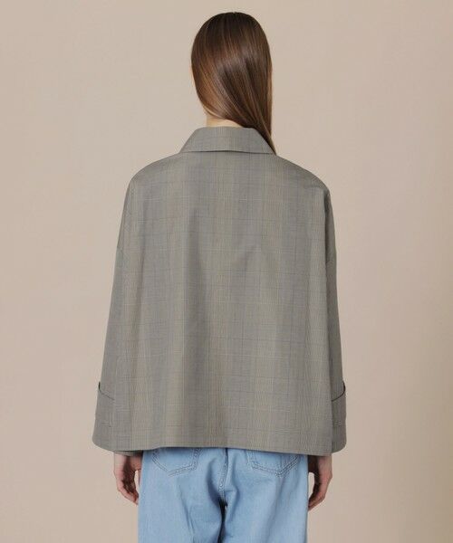 MACKINTOSH LONDON / マッキントッシュ ロンドン  その他アウター | 【ROSLEY/ロズリー】コットングレンチェックステンカラーショートコート | 詳細4