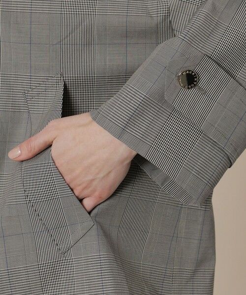 MACKINTOSH LONDON / マッキントッシュ ロンドン  その他アウター | 【ROSLEY/ロズリー】コットングレンチェックステンカラーショートコート | 詳細5