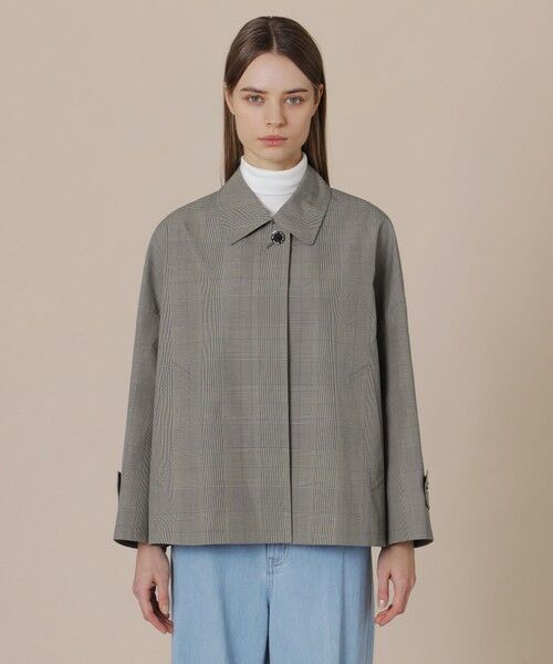 MACKINTOSH LONDON / マッキントッシュ ロンドン  その他アウター | 【ROSLEY/ロズリー】コットングレンチェックステンカラーショートコート | 詳細2