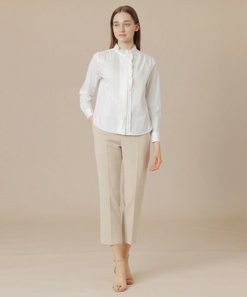 MACKINTOSH LONDON コットンフリルブラウス セール】 コットンナイロンストレッチフリルブラウス （シャツ