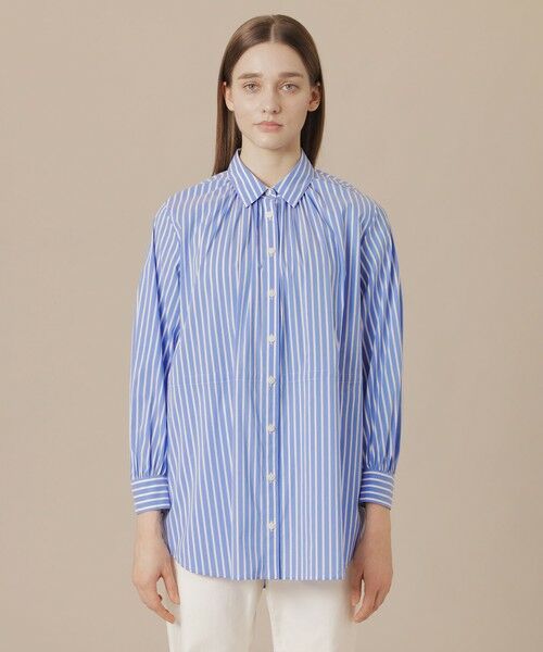 MACKINTOSH LONDON / マッキントッシュ ロンドン  シャツ・ブラウス | コットンナイロンストレッチブラウス | 詳細3