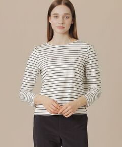 MACKINTOSH LONDON / マッキントッシュ ロンドン  カットソー | プレーティング天竺ボーダープルオーバー