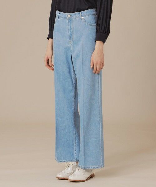 MACKINTOSH LONDON / マッキントッシュ ロンドン その他パンツ | コットンリネンデニムワイドパンツ | 詳細7