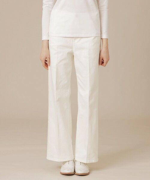 MACKINTOSH LONDON / マッキントッシュ ロンドン その他パンツ | 【婦人画報掲載】9.75オンスデニムワイドパンツ(オフホワイト)