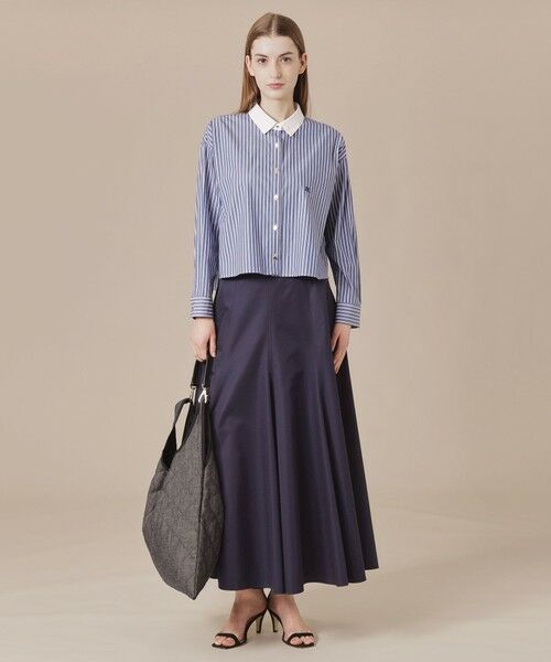 MACKINTOSH LONDON / マッキントッシュ ロンドン  シャツ・ブラウス | シルキーブロードストライプシャツ | 詳細3