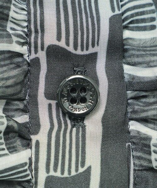 MACKINTOSH LONDON / マッキントッシュ ロンドン  シャツ・ブラウス | グラフィカルメッシュプリントブラウス | 詳細7