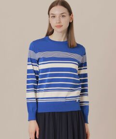 MACKINTOSH LONDON / マッキントッシュ ロンドン  ニット・セーター | イレギュラーボーダーニットプルオーバー