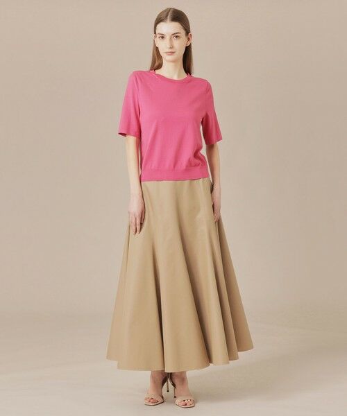 MACKINTOSH LONDON / マッキントッシュ ロンドン  ロング・マキシ丈スカート | ハイブリッドギャバジンフレアースカート | 詳細2