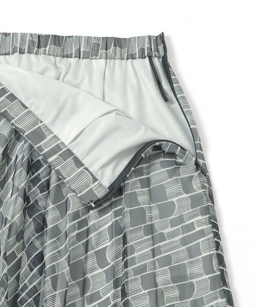 MACKINTOSH LONDON / マッキントッシュ ロンドン  ロング・マキシ丈スカート | グラフィカルメッシュプリントスカート | 詳細6