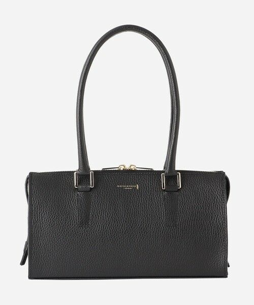 MACKINTOSH LONDON/マッキントッシュ ロンドン 【WartonBag/ワルトンバッグ】レザーボストンバッグ ブラック X MACKINTOSH LONDON/マッキントッシュ ロンドン 【WartonBag/ワルトンバッグ】レザーボストンバッグ ブラック X