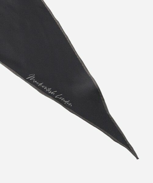 MACKINTOSH LONDON / マッキントッシュ ロンドン  マフラー・ショール・スヌード・ストール | 【Diamond Shape Scarf/ダイヤモンドシェイプスカーフ】MLモチーフ | 詳細4