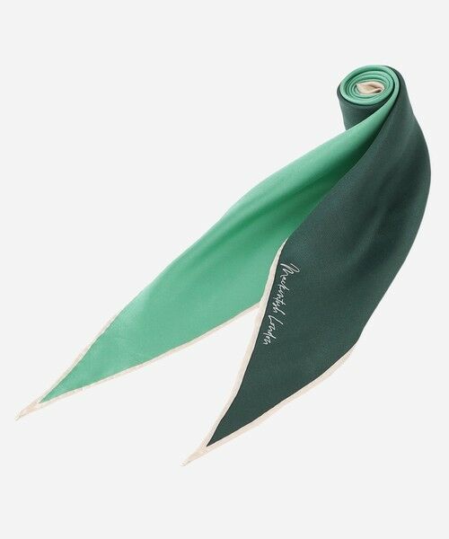 MACKINTOSH LONDON / マッキントッシュ ロンドン  マフラー・ショール・スヌード・ストール | 【Diamond Shape Scarf/ダイヤモンドシェイプスカーフ】MLモチーフ | 詳細7